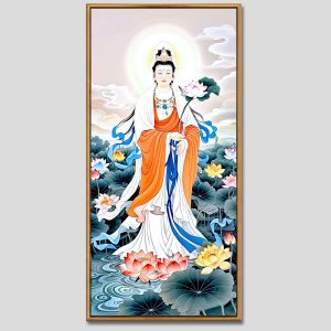 Đại Thế Chí Bồ Tát | Tranh hộp đèn cao cấp | Mã tranh 377 | Tranh TÂM