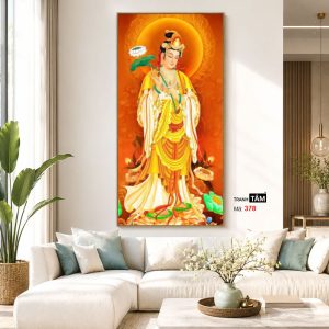 Alternative view of Đại Thế Chí Bồ Tát | Tranh hộp đèn cao cấp | Mã tranh 378 | Tranh TÂM