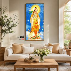 Đại Thế Chí Bồ Tát | Tranh hộp đèn cao cấp | Mã tranh 379 | Tranh TÂM - Ảnh 4