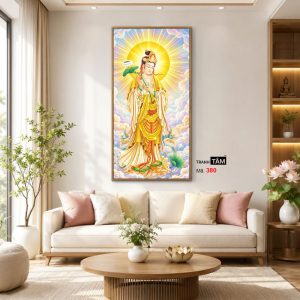 Đại Thế Chí Bồ Tát | Tranh hộp đèn cao cấp | Mã tranh 380 | Tranh TÂM - Ảnh 5