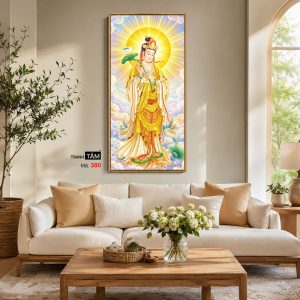 Đại Thế Chí Bồ Tát | Tranh hộp đèn cao cấp | Mã tranh 380 | Tranh TÂM - Ảnh 4