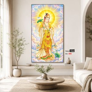 Đại Thế Chí Bồ Tát | Tranh hộp đèn cao cấp | Mã tranh 380 | Tranh TÂM - Ảnh 3