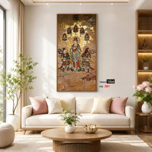 Đại Thế Chí Bồ Tát | Tranh hộp đèn cao cấp | Mã tranh 381 | Tranh TÂM - Ảnh 4
