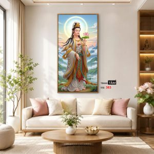 Đại Thế Chí Bồ Tát | Tranh hộp đèn cao cấp | Mã tranh 383 | Tranh TÂM - Ảnh 5