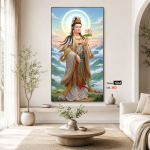 Đại Thế Chí Bồ Tát | Tranh hộp đèn cao cấp | Mã tranh 383 | Tranh TÂM - Ảnh 3