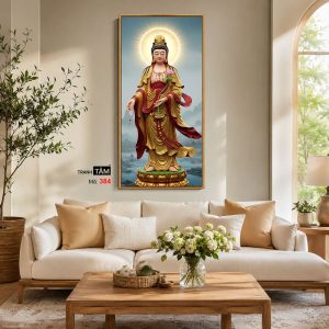 Đại Thế Chí Bồ Tát | Tranh hộp đèn cao cấp | Mã tranh 384 | Tranh TÂM - Ảnh 4