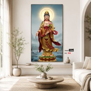 Đại Thế Chí Bồ Tát | Tranh hộp đèn cao cấp | Mã tranh 384 | Tranh TÂM - Ảnh 3