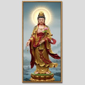 Đại Thế Chí Bồ Tát | Tranh hộp đèn cao cấp | Mã tranh 384 | Tranh TÂM