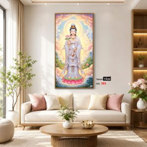 Đại Thế Chí Bồ Tát | Tranh hộp đèn cao cấp | Mã tranh 385 | Tranh TÂM - Ảnh 5