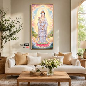 Đại Thế Chí Bồ Tát | Tranh hộp đèn cao cấp | Mã tranh 385 | Tranh TÂM - Ảnh 4