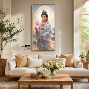 Đại Thế Chí Bồ Tát | Tranh hộp đèn cao cấp | Mã tranh 386| Tranh TÂM - Ảnh 4