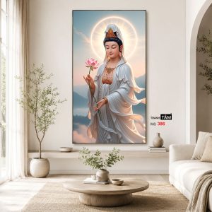 Đại Thế Chí Bồ Tát | Tranh hộp đèn cao cấp | Mã tranh 386| Tranh TÂM - Ảnh 3