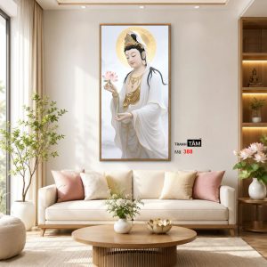 Đại Thế Chí Bồ Tát | Tranh hộp đèn cao cấp | Mã tranh 388 | Tranh TÂM - Ảnh 5