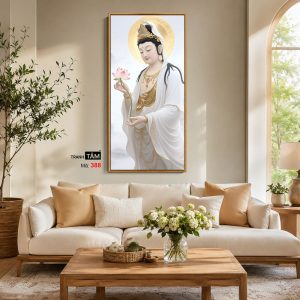 Đại Thế Chí Bồ Tát | Tranh hộp đèn cao cấp | Mã tranh 388 | Tranh TÂM - Ảnh 4