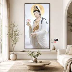 Đại Thế Chí Bồ Tát | Tranh hộp đèn cao cấp | Mã tranh 388 | Tranh TÂM - Ảnh 3