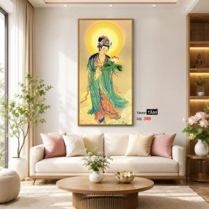 Đại Thế Chí Bồ Tát | Tranh hộp đèn cao cấp | Mã tranh 389 | Tranh TÂM - Ảnh 5
