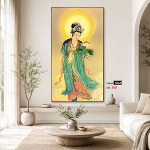 Đại Thế Chí Bồ Tát | Tranh hộp đèn cao cấp | Mã tranh 389 | Tranh TÂM - Ảnh 3
