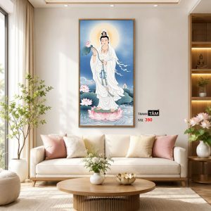 Đại Thế Chí Bồ Tát | Tranh hộp đèn cao cấp | Mã tranh 390 | Tranh TÂM - Ảnh 5