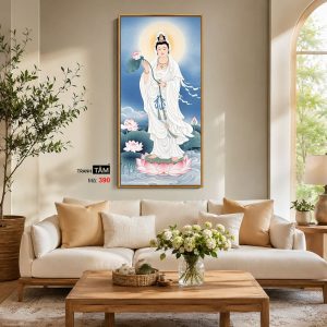 Đại Thế Chí Bồ Tát | Tranh hộp đèn cao cấp | Mã tranh 390 | Tranh TÂM - Ảnh 4