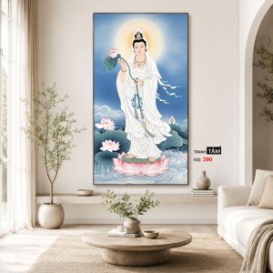 Đại Thế Chí Bồ Tát | Tranh hộp đèn cao cấp | Mã tranh 390 | Tranh TÂM - Ảnh 3