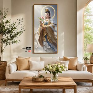 Đại Thế Chí Bồ Tát | Tranh hộp đèn cao cấp | Mã tranh 391 | Tranh TÂM - Ảnh 4