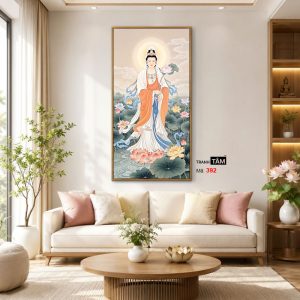 Đại Thế Chí Bồ Tát | Tranh hộp đèn cao cấp | Mã tranh 392 | Tranh TÂM - Ảnh 5
