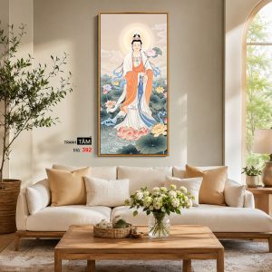 Đại Thế Chí Bồ Tát | Tranh hộp đèn cao cấp | Mã tranh 392 | Tranh TÂM - Ảnh 4