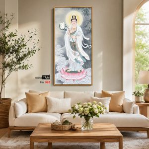 Đại Thế Chí Bồ Tát | Tranh hộp đèn cao cấp | Mã tranh 393 | Tranh TÂM - Ảnh 4