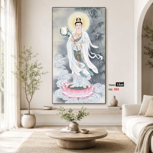 Đại Thế Chí Bồ Tát | Tranh hộp đèn cao cấp | Mã tranh 393 | Tranh TÂM - Ảnh 3