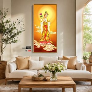 Đại Thế Chí Bồ Tát | Tranh hộp đèn cao cấp | Mã tranh 394 | Tranh TÂM - Ảnh 4