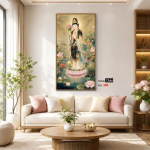 Đại Thế Chí Bồ Tát | Tranh hộp đèn cao cấp | Mã tranh 396 | Tranh TÂM - Ảnh 5