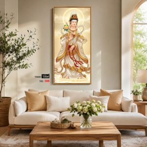 Đại Thế Chí Bồ Tát | Tranh hộp đèn cao cấp | Mã tranh 398 | Tranh TÂM - Ảnh 4