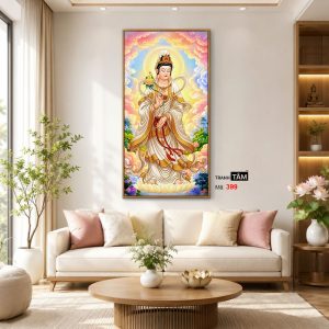 Đại Thế Chí Bồ Tát | Tranh hộp đèn cao cấp | Mã tranh 399 | Tranh TÂM - Ảnh 5