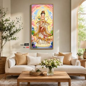Đại Thế Chí Bồ Tát | Tranh hộp đèn cao cấp | Mã tranh 399 | Tranh TÂM - Ảnh 4
