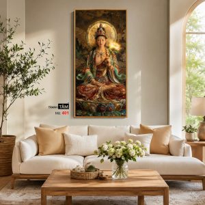 Đại Thế Chí Bồ Tát | Tranh hộp đèn cao cấp | Mã tranh 401 | Tranh TÂM - Ảnh 4