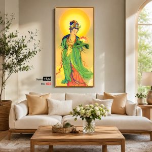 Đại Thế Chí Bồ Tát | Tranh hộp đèn cao cấp | Mã tranh 402 | Tranh TÂM - Ảnh 4