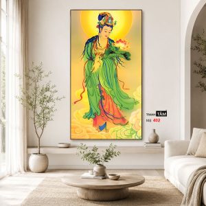 Đại Thế Chí Bồ Tát | Tranh hộp đèn cao cấp | Mã tranh 402 | Tranh TÂM - Ảnh 3