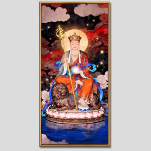 Địa Tạng Vương Bồ Tát | Tranh hộp đèn cao cấp | Mã tranh 435 | Tranh TÂM