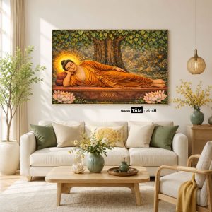 Phật Thích Ca Mâu Ni | Tranh hộp đèn cao cấp | Mã tranh 46 | Tranh TÂM - Ảnh 3
