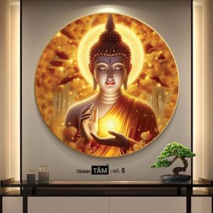 Phật Thích Ca Mâu Ni | Tranh hộp đèn cao cấp | Mã tranh 05 | Tranh TÂM - Ảnh 3