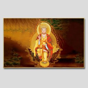 Địa Tạng Vương Bồ Tát | Tranh hộp đèn cao cấp | Mã tranh 504 | Tranh TÂM