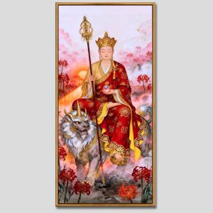Địa Tạng Vương Bồ Tát | Tranh hộp đèn cao cấp | Mã tranh 517 | Tranh TÂM