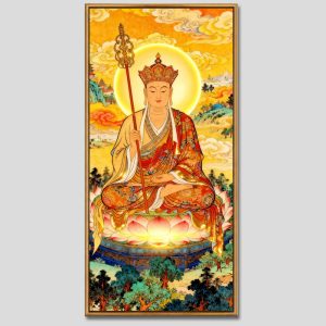 Địa Tạng Vương Bồ Tát | Tranh hộp đèn cao cấp | Mã tranh 528 | Tranh TÂM