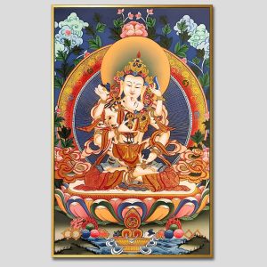 Đức Bạch Độ Mẫu (Đức Tara Trắng) | Tranh hộp đèn cao cấp | Mã tranh 559 | Tranh TÂM