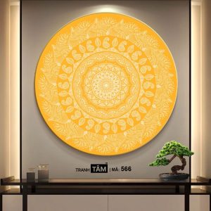 Tranh hào quang đặt sau tượng Phật | Tranh hộp đèn cao cấp | Mã tranh 566 | Tranh TÂM - Ảnh 4