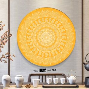 Alternative view of Tranh hào quang đặt sau tượng Phật | Tranh hộp đèn cao cấp | Mã tranh 566 | Tranh TÂM