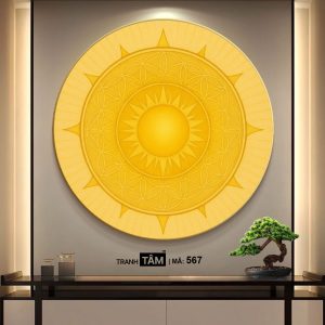 Tranh hào quang đặt sau tượng Phật | Tranh hộp đèn cao cấp | Mã tranh 567 | Tranh TÂM - Ảnh 4
