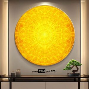 Tranh hào quang đặt sau tượng Phật | Tranh hộp đèn cao cấp | Mã tranh 573 | Tranh TÂM - Ảnh 4