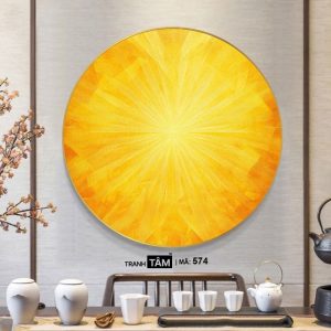 Alternative view of Tranh hào quang đặt sau tượng Phật | Tranh hộp đèn cao cấp | Mã tranh 574 | Tranh TÂM