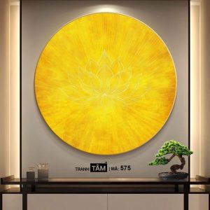Tranh hào quang đặt sau tượng Phật | Tranh hộp đèn cao cấp | Mã tranh 575 | Tranh TÂM - Ảnh 4